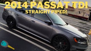 2014 Passat TDI straight pipe [upl. by Fidel]