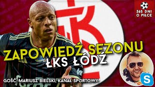 ŁKS ŁÓDŹ  Zapowiedź sezonu Betclic 1 Liga 202425  Gość Mariusz Bielski [upl. by Notsua611]