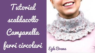 Tutorial scaldacollo Campanella ferri circolari [upl. by Acinemod]