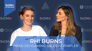 Interview with Rhi Burns  Zimplers iGaming Payment Revolution  SiGMA Europe 2023 [upl. by Wyler]