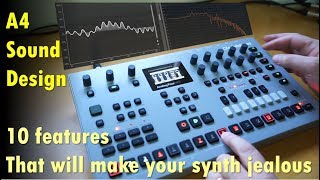 Tutorial Analog FourKeys Sound Design  10 features that will make your synth jealous [upl. by Ahsinyd]