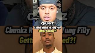 Chunkz Reacts To Yung Filly Getting Arrested 😲 chunkz yungfilly shorts [upl. by Aman]