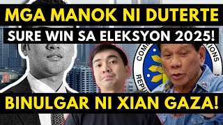 SURE WIN ANG MGA MANOK NI DUTERTE DAHIL SA IBINULGAR NI XIAN GAZA VICO SOTTO POSIBLENG MATALO [upl. by Chuck]