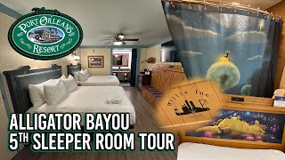 5th Sleeper Hotel Room Tour  Disney’s Port Orleans Resort Riverside  Alligator Bayou [upl. by Notsahc]