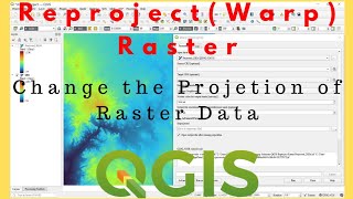 How to Reproject Raster in QGIS  How to Change the Coordinate System of Raster Dataset [upl. by Thetes]