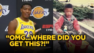 Lakers Shocked by their Childhood Photos [upl. by Nnylaj188]