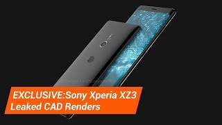 CompareRaja EXCLUSIVE Sony Xperia XZ3 Leaked CAD Renders in 360degree View  CompareRaja [upl. by Jenn]