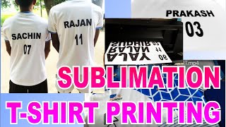 sublimation tshirt printing process sublimationtransferprinting heattransfermachine tshirts [upl. by Anerol669]