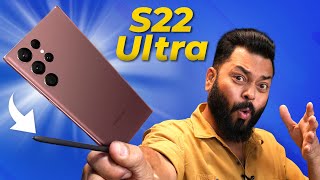 Samsung Galaxy S22 Ultra Indian Unit Unboxing amp First Impressions⚡The Noteworthy Flagship Of 2022 [upl. by Kirimia]