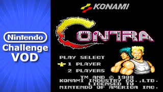 VOD Beating EVERY Nintendo Game  Contra  Game 292 [upl. by Etteuqaj]