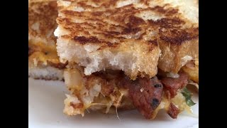 Chorizo Tater Tot Grilled Cheese [upl. by Apilef]