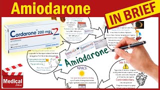 Amiodarone Cordarone What is Amiodarone Used For Uses Dose Side Effects Mechanism of Action [upl. by Mathias]