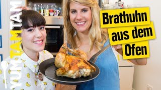 Brathuhn  Hühnchen aus dem Ofen  yumtamtam [upl. by Inad]