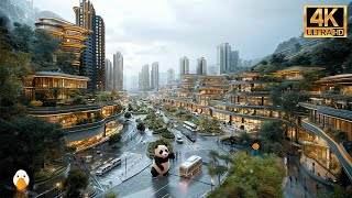 Chengdu Sichuan🇨🇳 Chinas New First Tier City of 20 Million People 4K UHD [upl. by Irbua]