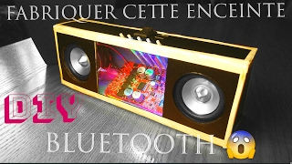 FABRIQUER UNE ENCEINTE BLUETOOTH 100W pas cher et très simple [upl. by Berenice]