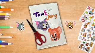 💸 Paperdiy💸 How to make blind bag 🛍️  Tom And Jerry Blind Bag Tutorial 😺  Easy And Simple [upl. by Enneirdna]