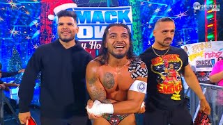 Angel Garza And Humberto Carrillo Align With Santos Escobar New Faction On WWE SmackDown [upl. by Snider]