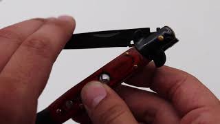 How to Open and Close a Switchblade Knife [upl. by Valery]