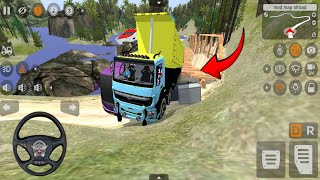 12 Wheeler Bharatbenz Truck Driving In Offroading Driving Bus simulator Indonesia [upl. by Rimidalb225]