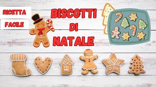 BISCOTTI DI NATALE Facili e Veloci da preparare [upl. by Strickler]