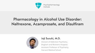 Pharmacology in Alcohol Use Disorder Naltrexone Acamprosate and Disulfiram [upl. by Mailliw937]