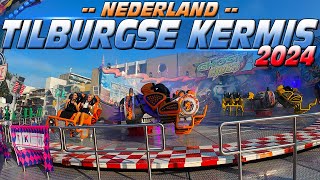 Tilburgse Kermis 2024 Tilburg Netherlands [upl. by Suoivart12]