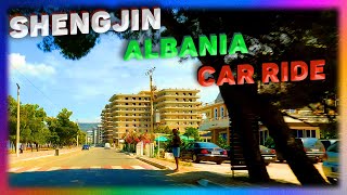 The SHENGJIN Town Albania Car Ride Travel Vlog 4K GoPro Hero 10 Black [upl. by Christoper]