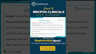 Glimpse Of MrcpchClinicals 9Nov2024 Live class Mrcpch mrcpchclinical [upl. by Attinahs669]