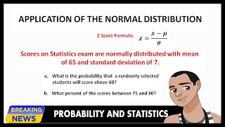 APPLICATION OF NORMAL DISTRIBUTION [upl. by Yanej]