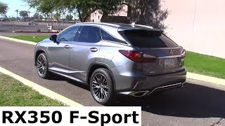 2018 Lexus RX350 FSport 5 Passenger 400 Mile Test [upl. by Assilav]