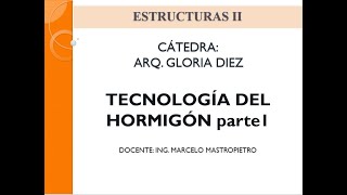 Tecnología del hormigón  CIRSOC 20105 Parte 1 [upl. by Lemhar]