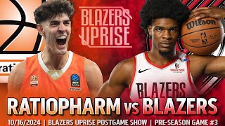 Portland Trail Blazers vs Ratiopharm Ulm Postgame Show  Highlights  Recap [upl. by Nanaj]