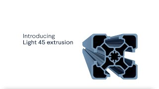 Ventions new 45 x 45mm lightduty extrusions [upl. by Arim]