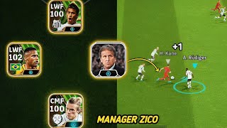 Is Manager Zico Worth 500 Coins  🤔  Manager Zico efootball  eFootball 24 [upl. by Ahsikym146]