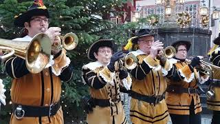 Bläser der Bernkasteler Bürgerwehr Weihnachtsmarkt Kues2018 [upl. by Anihs]