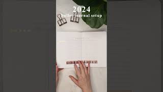 2024 bullet journal setup flip through [upl. by Montagna]