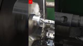 short Lathe Tool Morse Taper Counterbore turretlathe torno tornorevolver [upl. by Dyrrej]