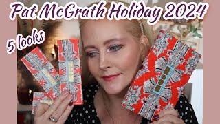 Pat McGrath Luminous Legends Holiday 2024 Collection 5 looks I have mixed thoughts on this [upl. by Rebmaed]