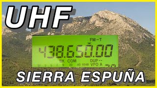 UHF DX REPETIDOR SIERRA ESPUÑA [upl. by Eudosia]