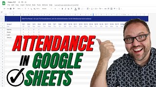 How To Use Google Sheets Attendance Template Attendance Sheet Online [upl. by Susanne]