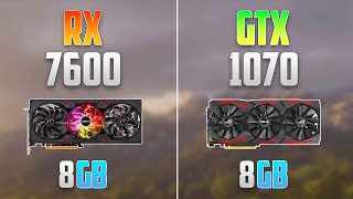 RX 7600 vs GTX 1070  How BIG is the Difference [upl. by Firehs81]