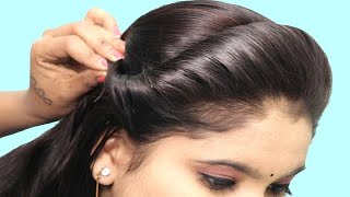 3 Most Beautiful Front Hairstyle for PartyFunction  Best Hairstyle For Girl  Easy Party Hairstyle [upl. by Aikrahs131]