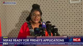 NSFAS ready for Fridays applications [upl. by Enelec]