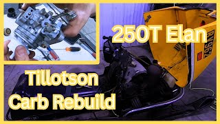 Tillotson HR Rebuild 250twin [upl. by Akirehc]