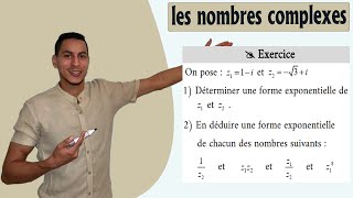 les nombres complexes 2 bac exercices  forme exponentielle dun nombre complexe 2 bac exercices [upl. by Zetrac]