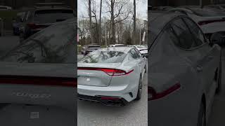 2023 Kia Stinger GT  Ceramic SilverRed Interior shorts [upl. by Hanus515]