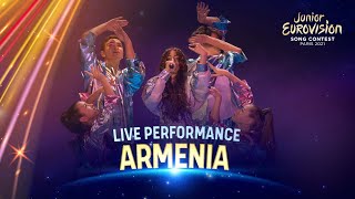 Maléna  Qami Qami  WINNER  LIVE  Armenia 🇦🇲  Junior Eurovision 2021 [upl. by Nosnevets]