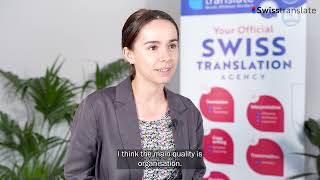 Swisstranslate  Interview Collaborateur  Elise [upl. by Yroger]