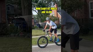 Who says Fat Bikes are heavy and slow… bike fatbike shorts [upl. by Atina222]