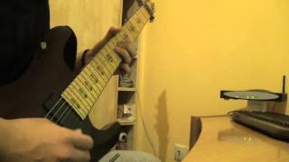 Jeff Loomis  Devil Theory Sweeps  solo up until Delay Arpeggios [upl. by Filberto]